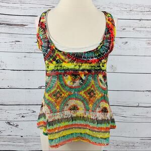 Rue21 TANK with sheer overlay RACER BACK